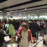 Heathrow Airport Immigration on arrival, 7 June 2016